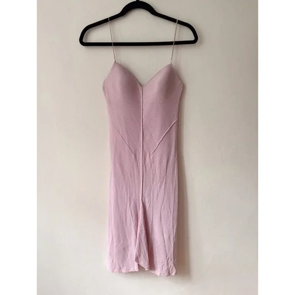 La Perla Vintage Light Pink Dress Marvel Made In Italy Size 42 - Picture 2 of 8